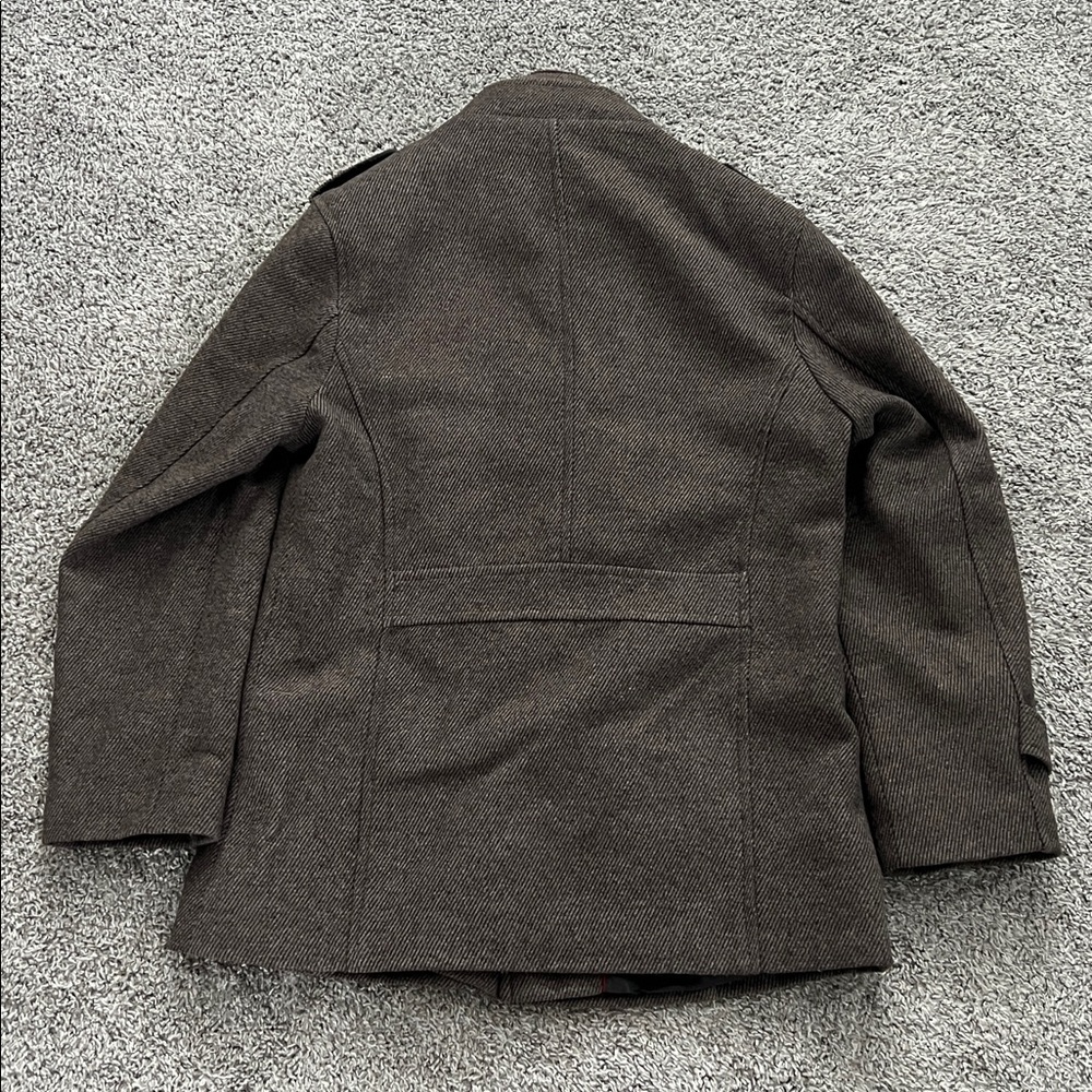 Siqilong Men’s Brown Winter Wool Blend Coat Jacket 170/88A - Size M - Picture 3 of 8